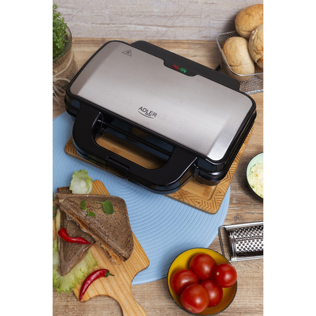 Adler sendvič toster, XXL, 1300 W, AD 3043