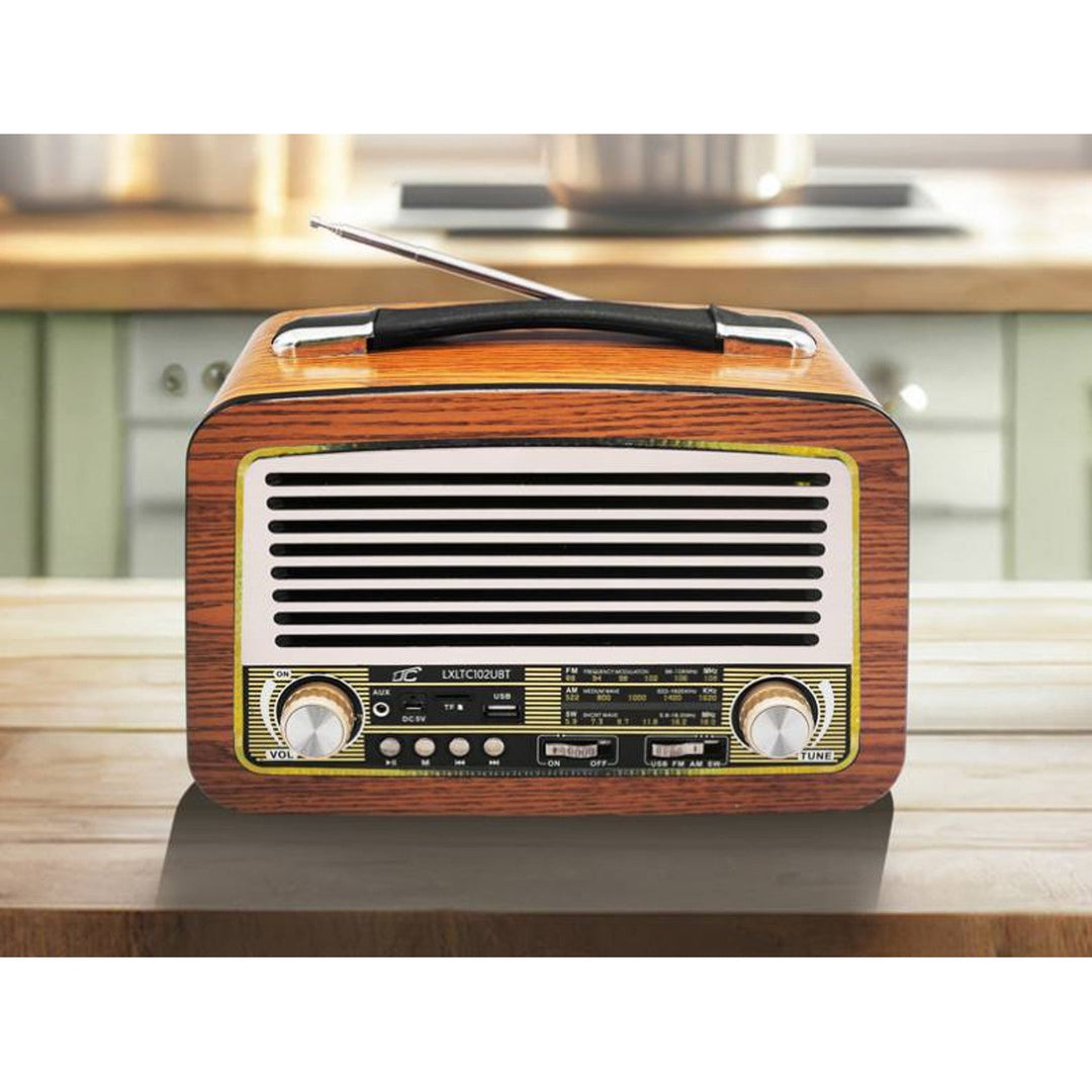 LTC prijenosni radio, teleskopska antena, Bluetooth, FM/AM/SW, Olza Retro