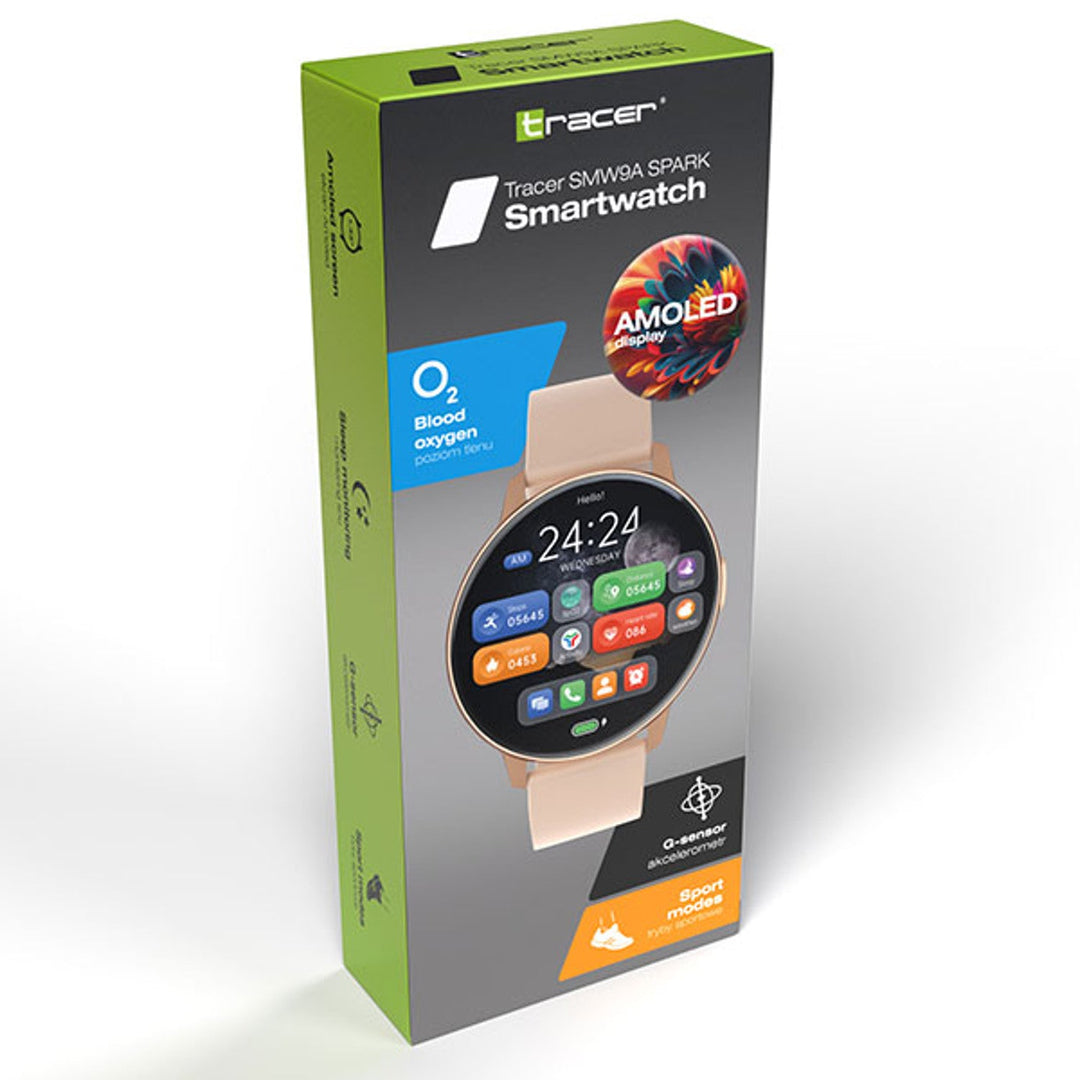 Pametni sat Tracer, 1,43 AMOLED, Bluetooth 5.2 BLE, IP67, SMW9A SPARK