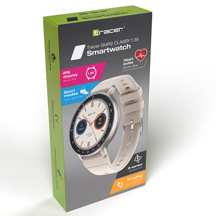 Pametan sat Tracer, Bluetooth 5.2 BLE, IP67, 1,39&