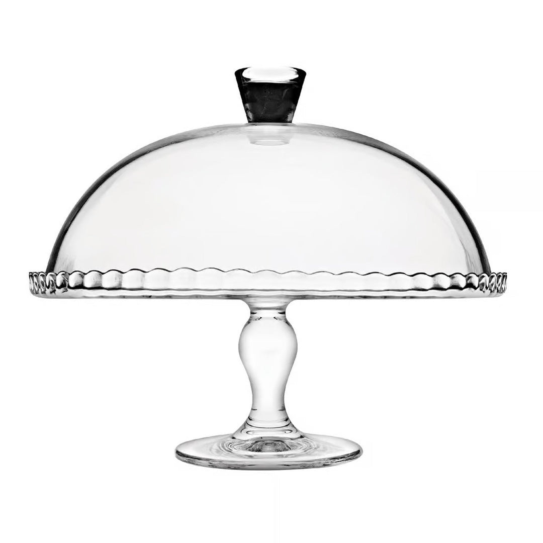 Pasabahce stakleni stalak za tortu s postoljem i kupolom, 32 cm, Patisserie