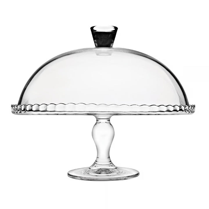 Pasabahce stakleni stalak za tortu s postoljem i kupolom, 32 cm, Patisserie
