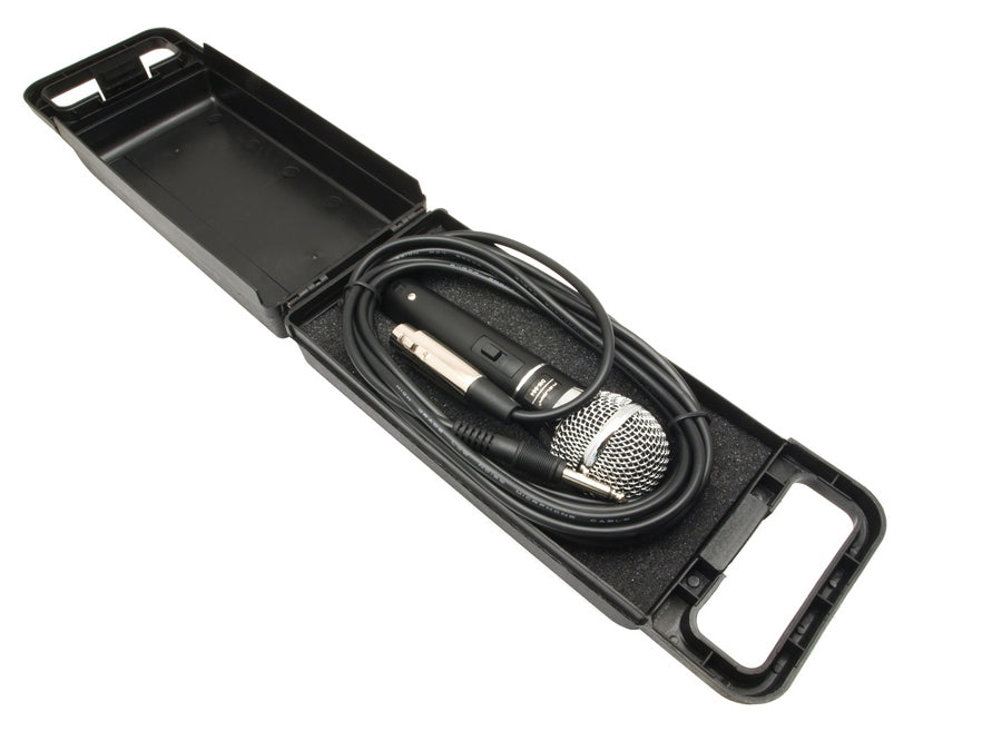 Rebel DM-604 dinamički mikrofon + futrola, XLR na 6,3 mm jack kabel